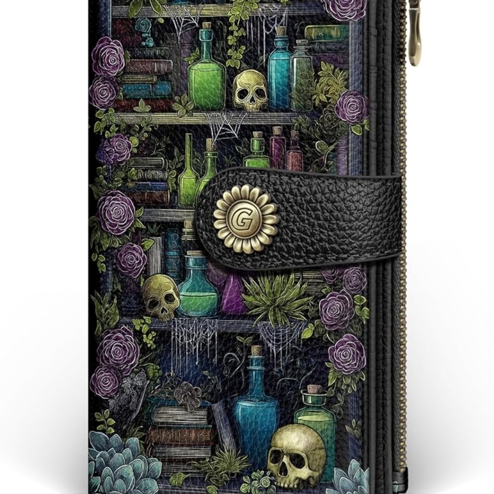 RFID Blocking Wallet with Colorful Design - Picture 4 of 6